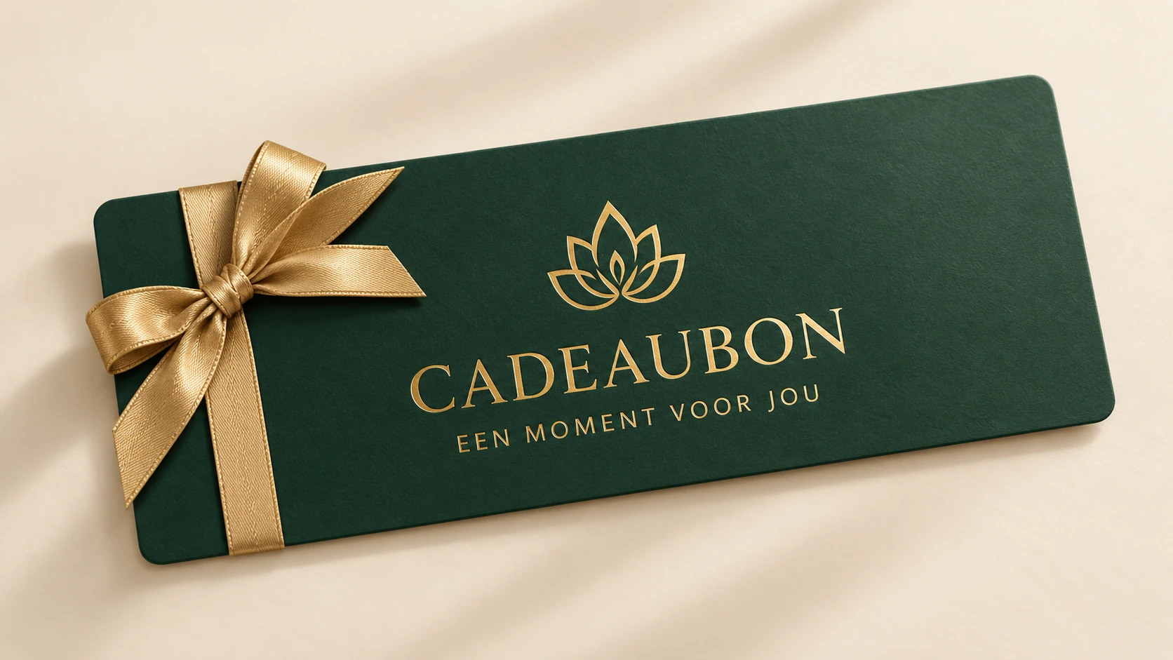 Voorbeeld van de Aroen-Ya massagecadeaubon